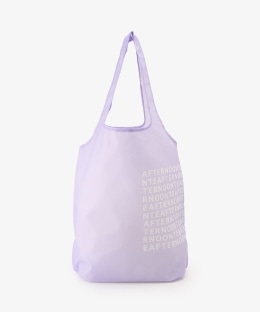 ロゴコンパクトショッピングバッグL