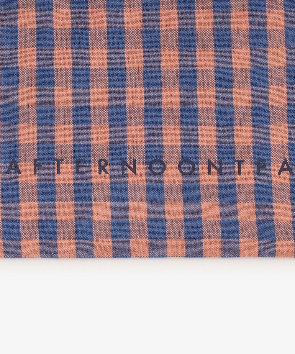 ギンガムチェック巾着ポーチ | アフタヌーンティー公式通販サイト
