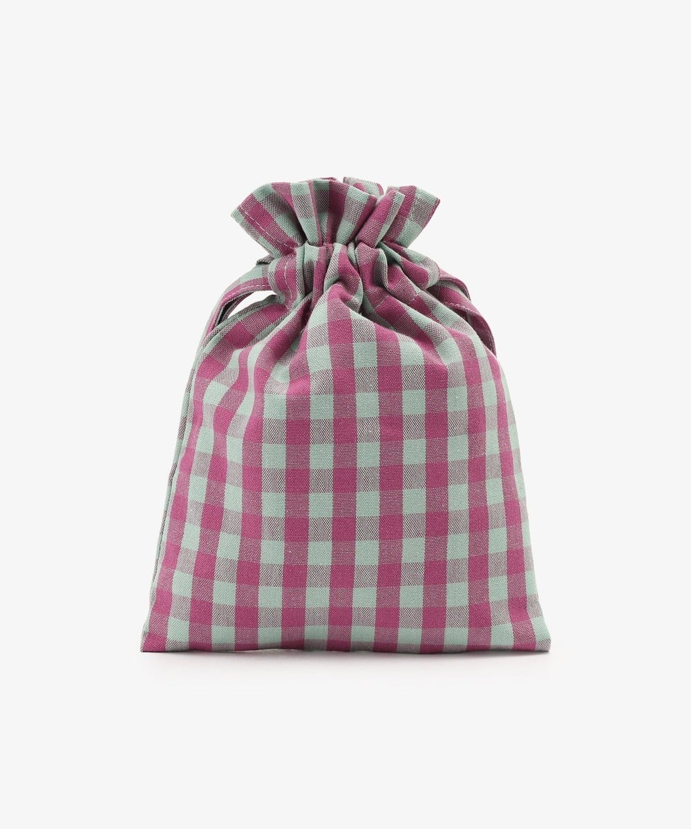 ギンガムチェック巾着ポーチ | アフタヌーンティー公式通販サイト