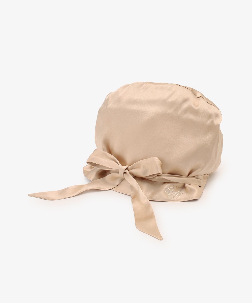 ビューティー小物・ミラー ロゴシルクナイトキャップ/ヴェロニカ・ハリム