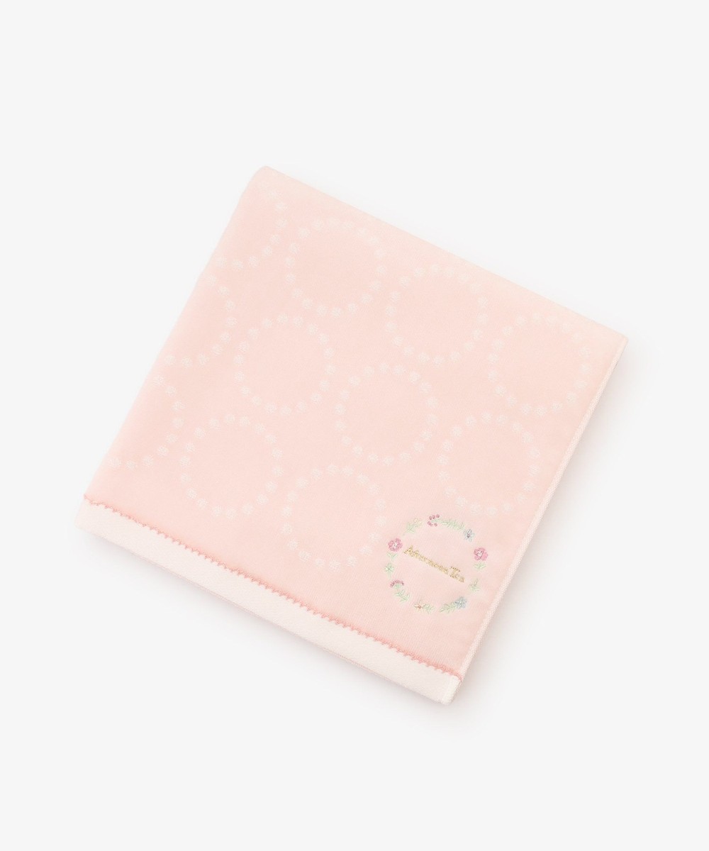 フェイスタオル・バスタオル 小花刺繍バスタオル