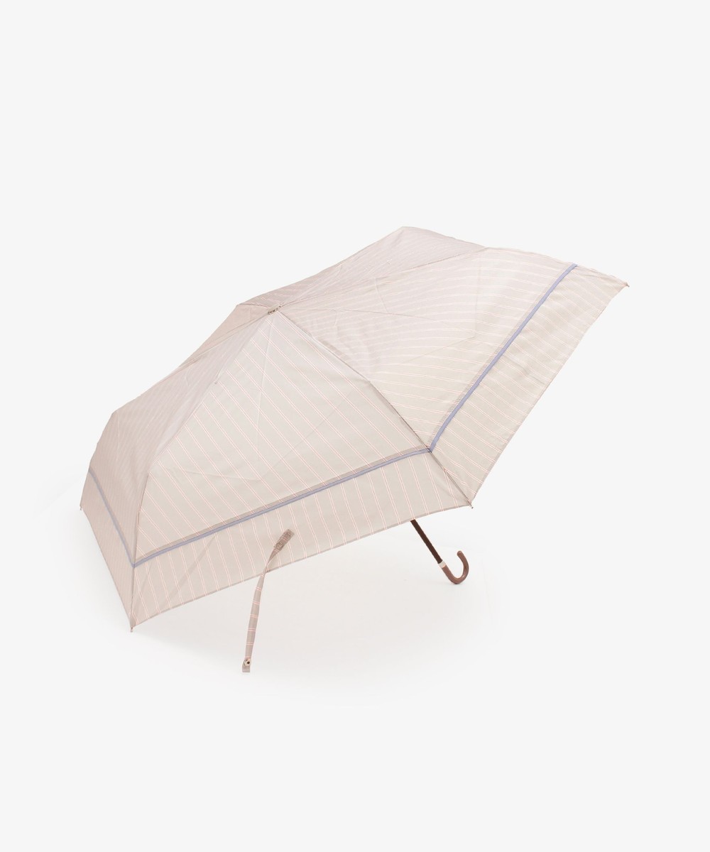 日傘（折りたたみ・長傘・晴雨兼用） ストライプ折りたたみ傘 雨傘