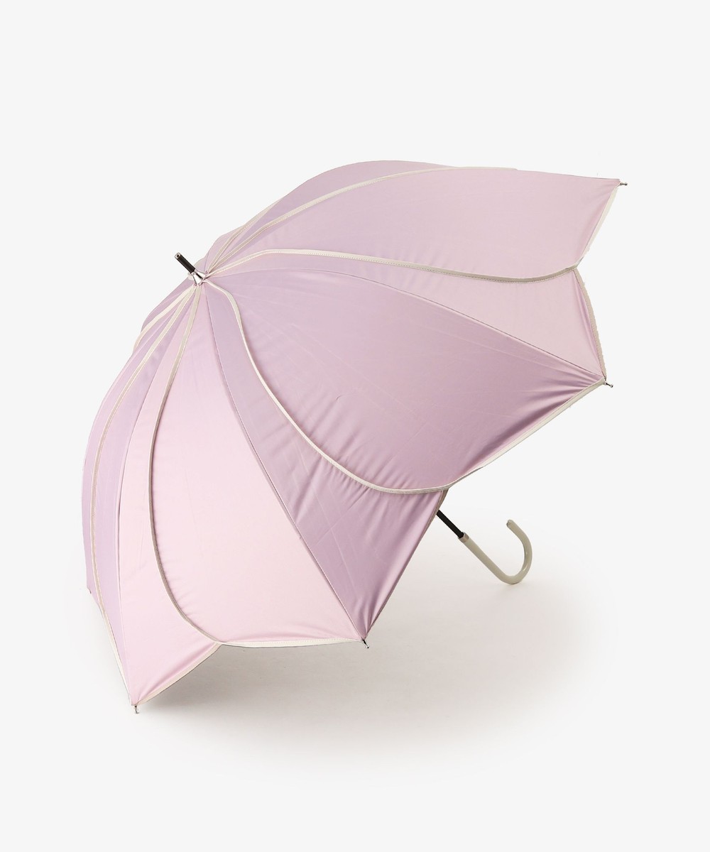 日傘（折りたたみ・長傘・晴雨兼用） パイピング晴雨兼用長傘 日傘