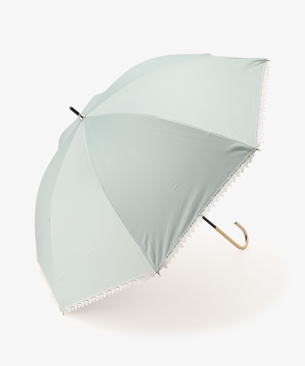 日傘（折りたたみ・長傘・晴雨兼用） プチレース晴雨兼用長傘 日傘