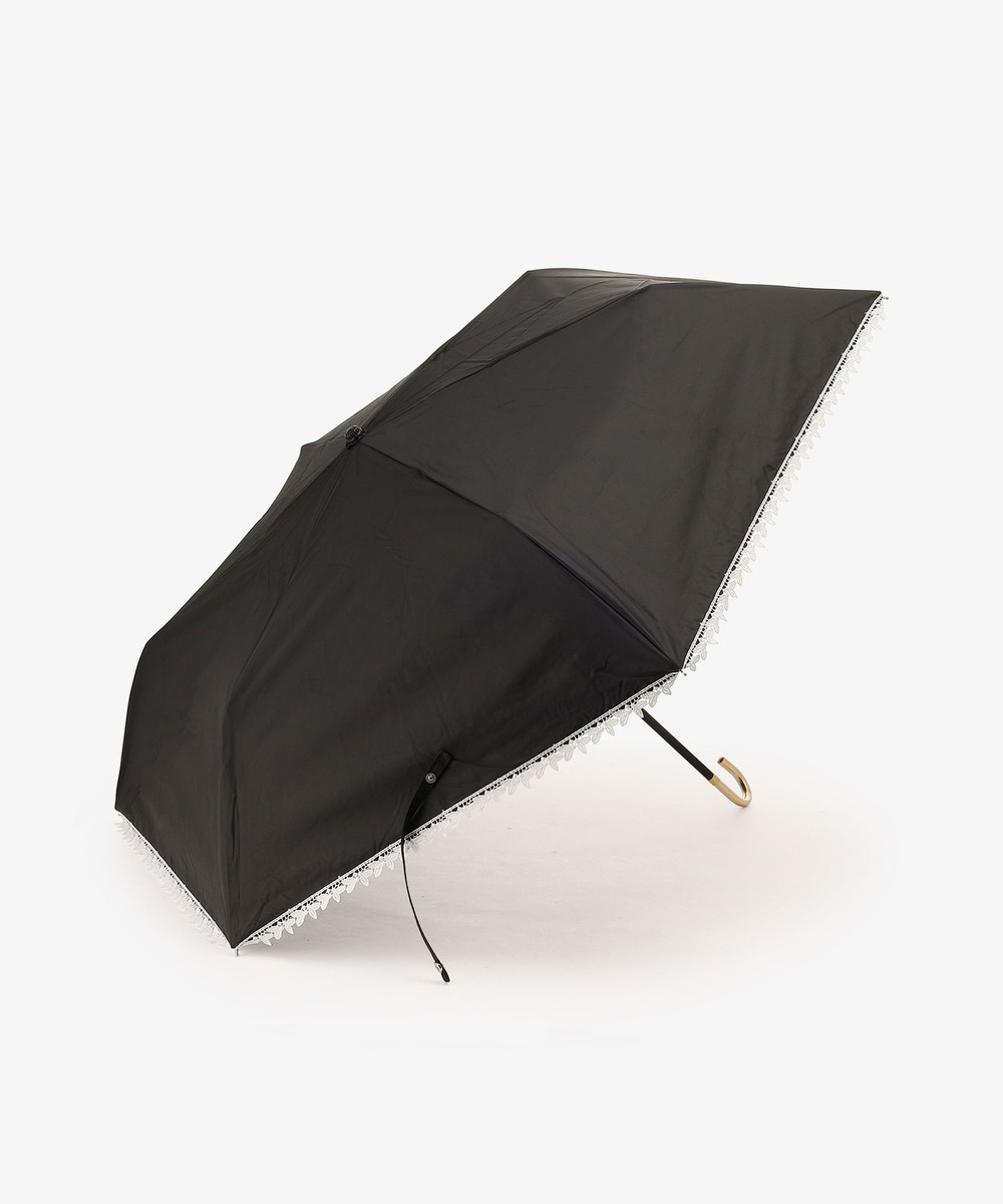 日傘（折りたたみ・長傘・晴雨兼用） プチレース晴雨兼用折りたたみ傘 日傘