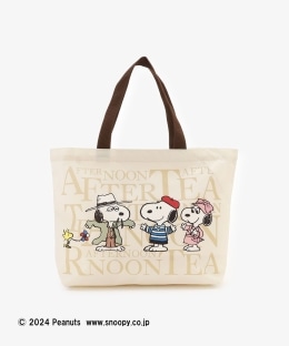 スリットポケット付きロゴバッグS/PEANUTS