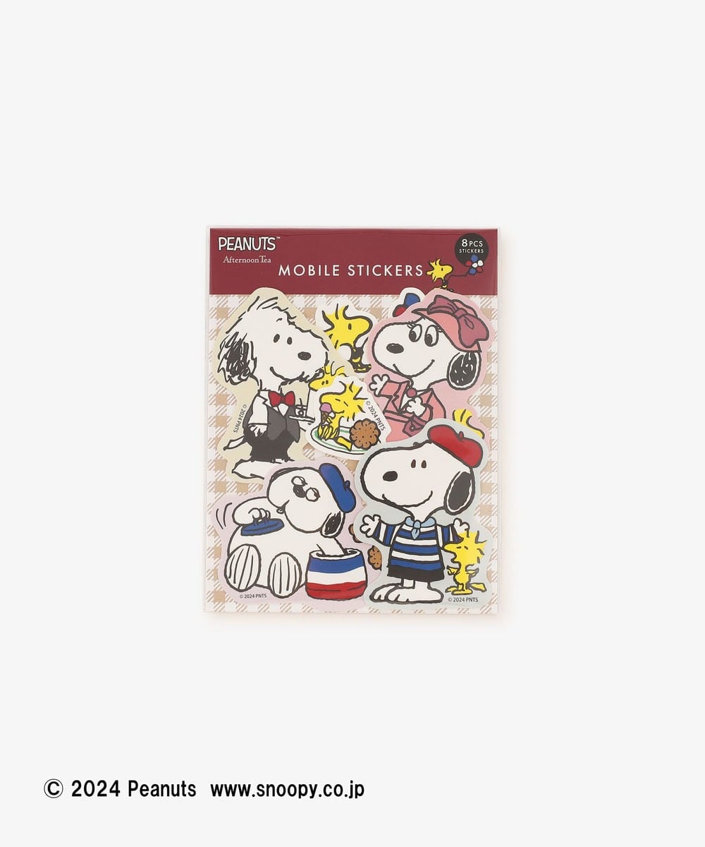 文房具・ステーショナリー小物 モバイルステッカーセット/PEANUTS