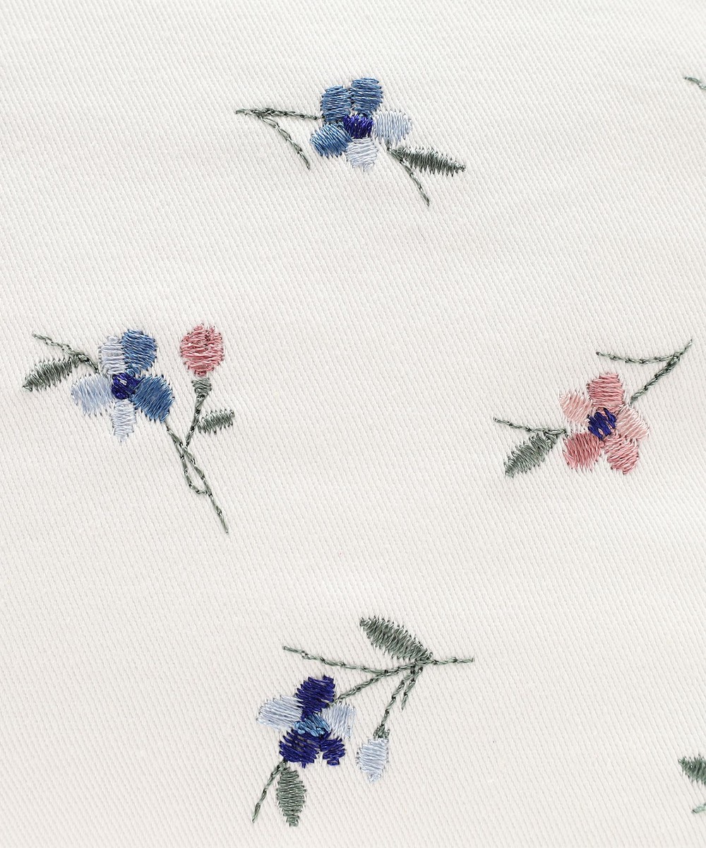 エリタージュフルール刺繍保冷舟形ランチポーチ | アフタヌーン