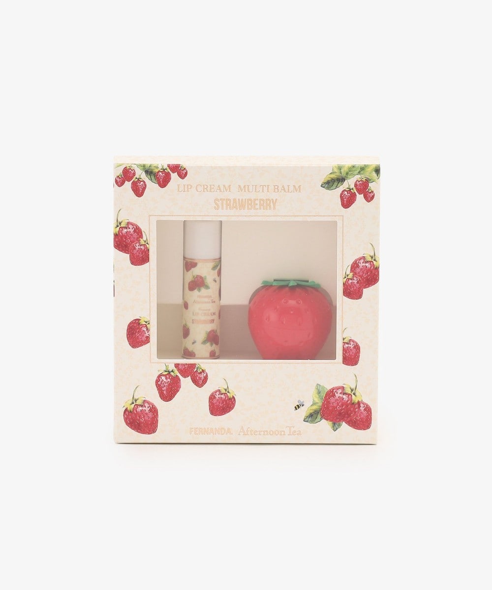 フェイスケア・ヘアケア・ボディケア ストロベリーリップクリーム&マルチバームセット/Fragrance of FERNANDA