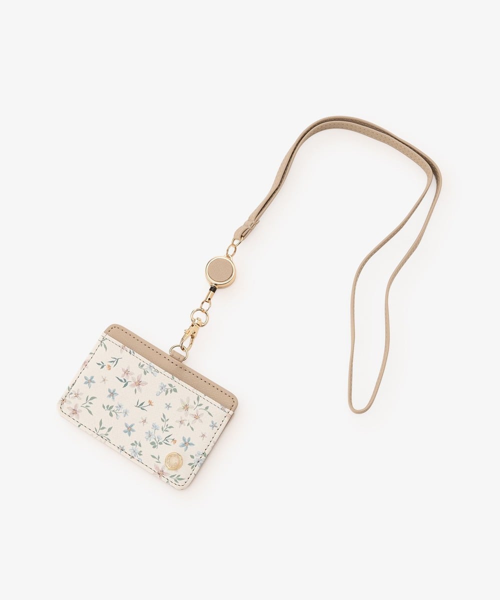 フラワープリントコードリール付きIDケース | アフタヌーンティー公式