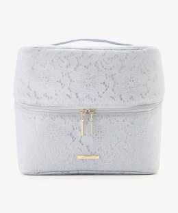 レースLEDミラー付きバニティポーチ