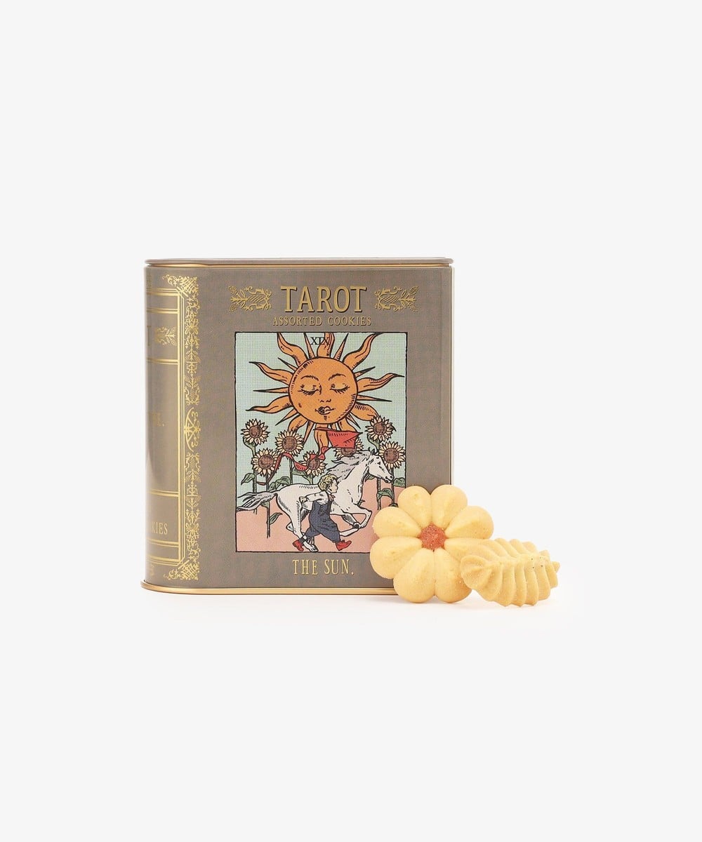 お菓子・食品 タロットカードブック型クッキー缶