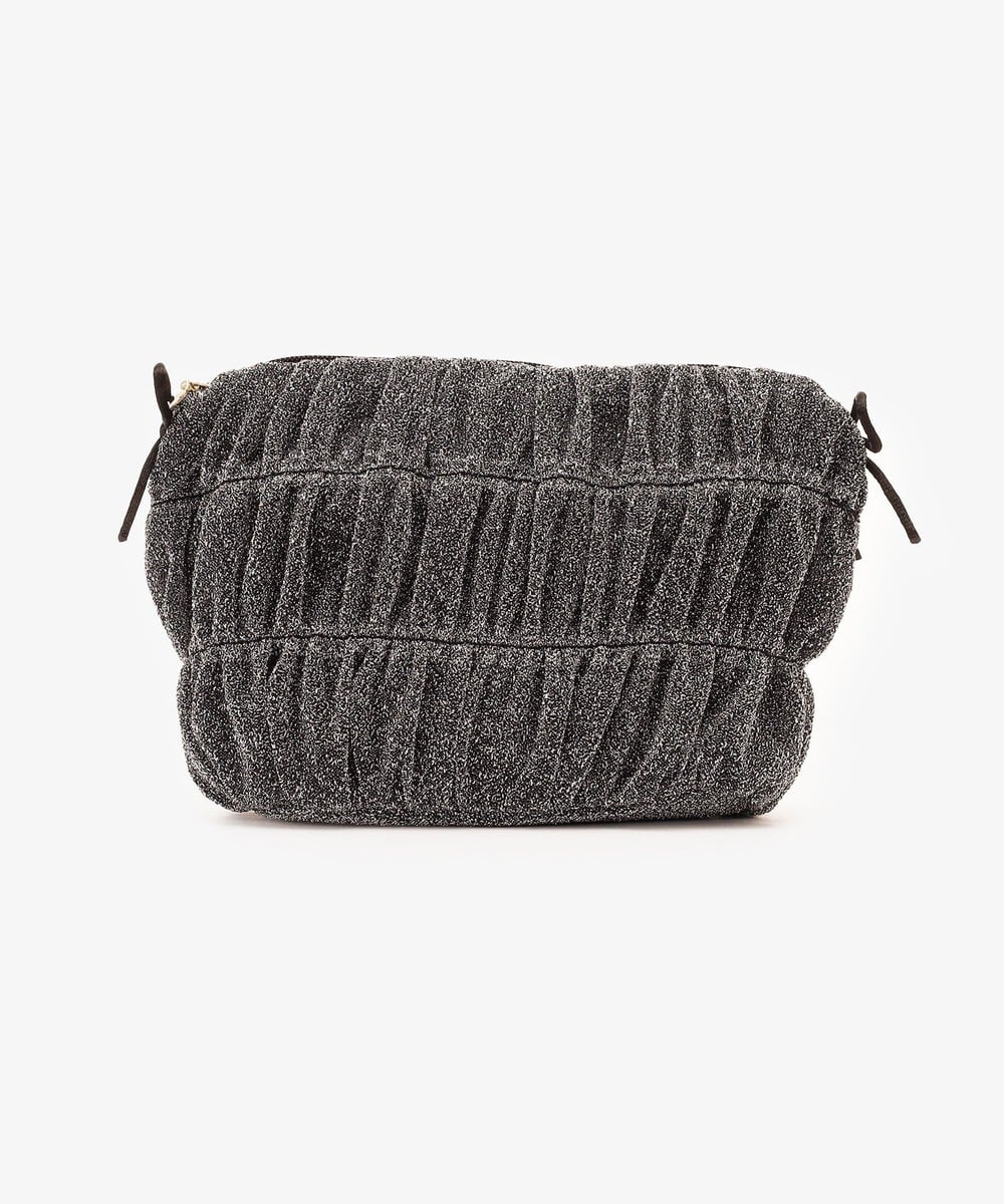 ポーチ・ティッシュポーチ・巾着 ラメギャザーポーチ