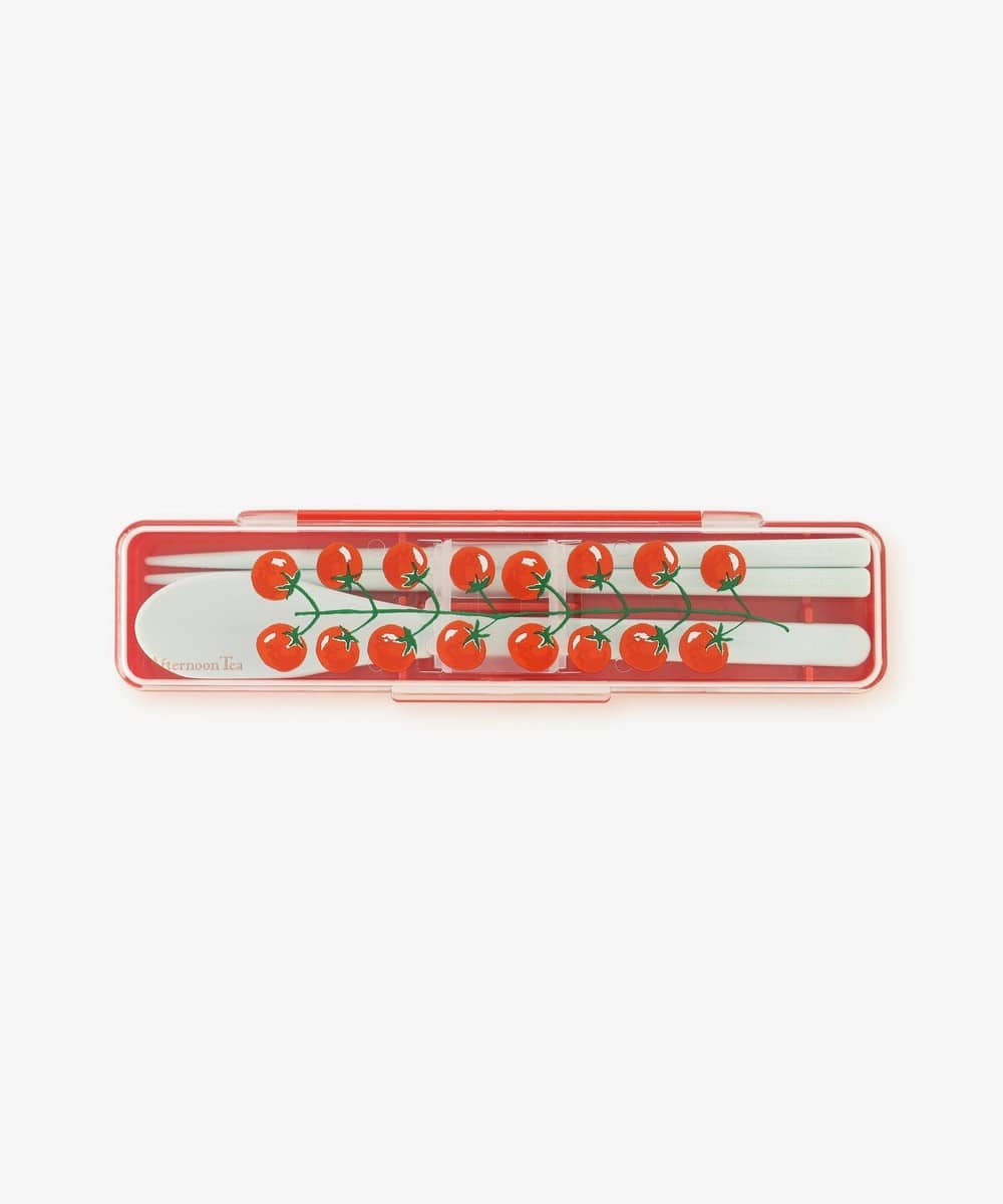 お弁当箱・ランチボックス TOMATO抗菌ランチカトラリーセット