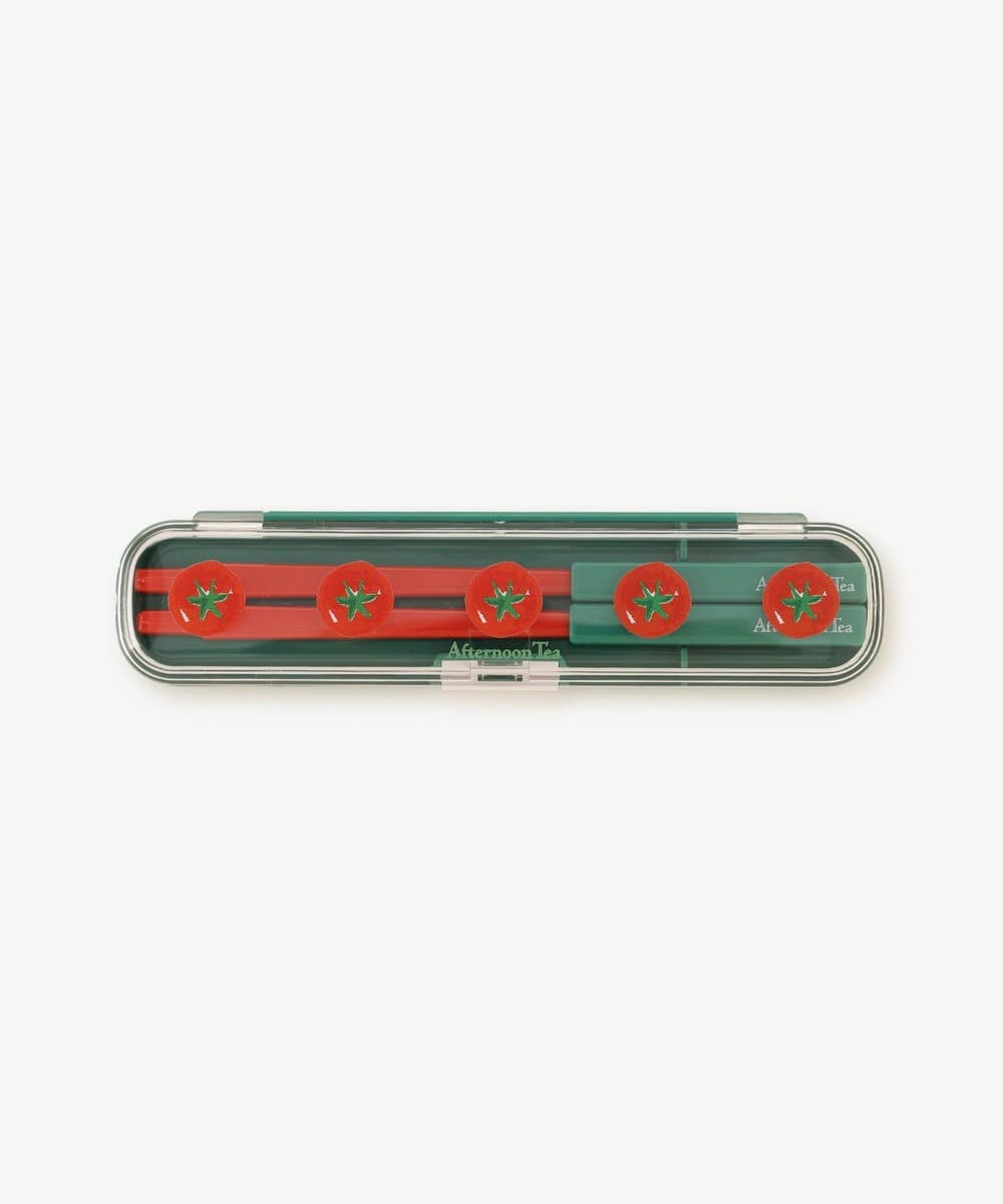 お弁当箱・ランチボックス TOMATOケース付き組み立て箸