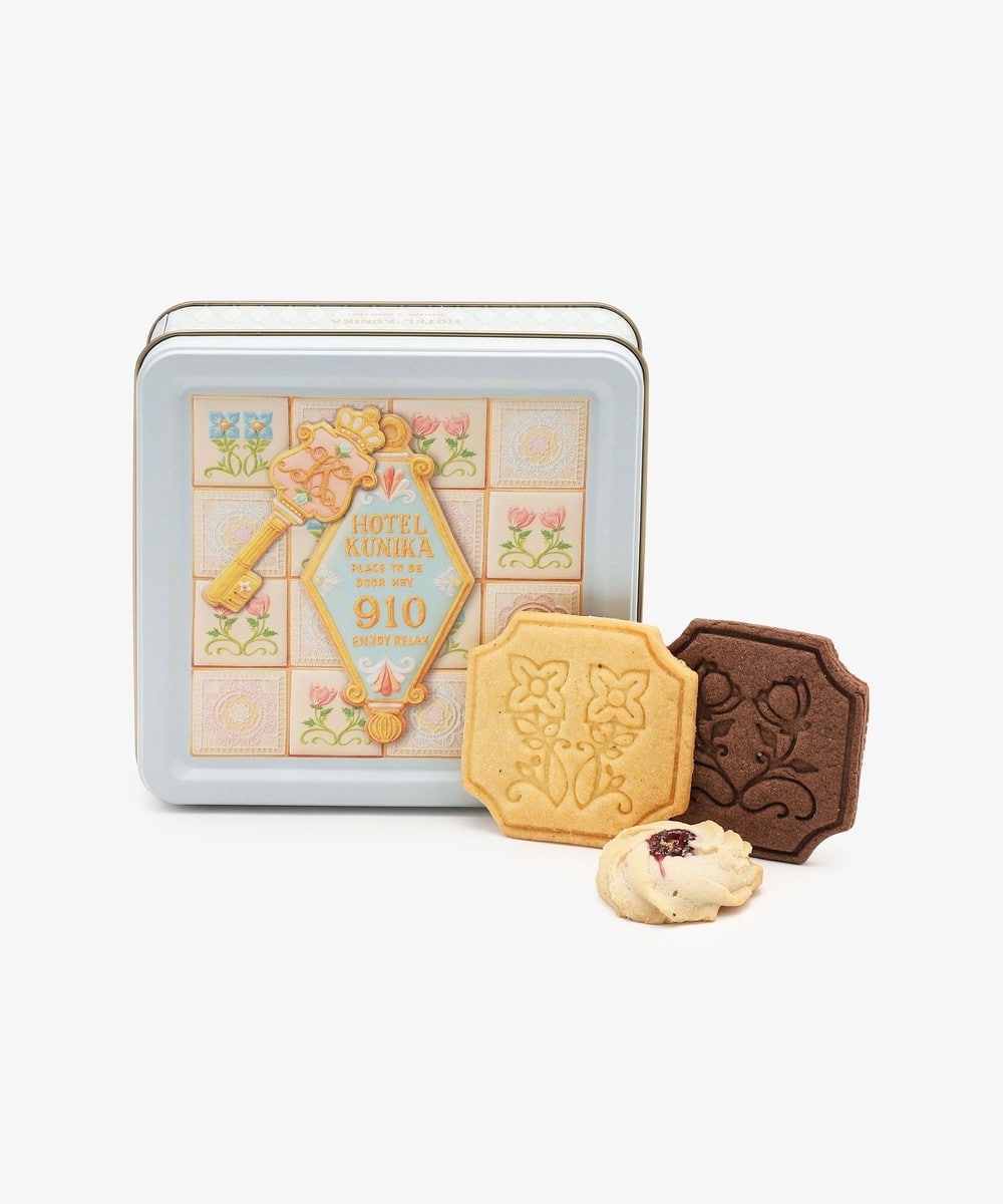 お菓子・食品 エンボスクッキー缶/KUNIKA