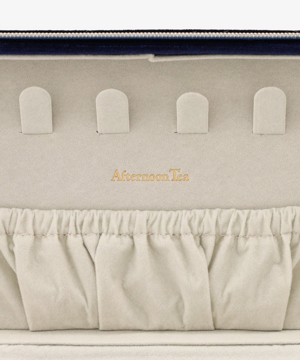 ベロア天体モチーフスクエアジュエリーボックスL | アフタヌーンティー