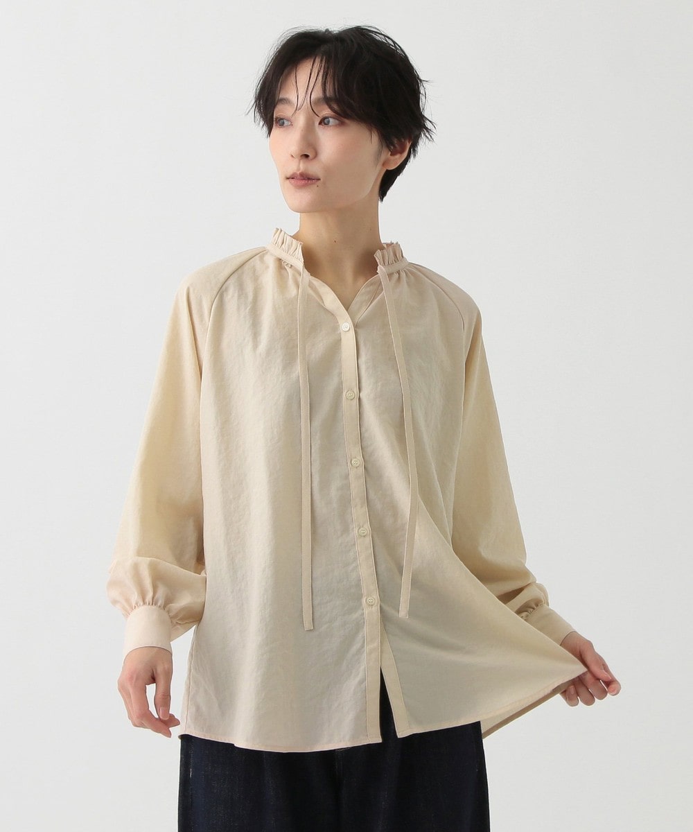 エアフロースパンラクロンフリルカラーブラウス | アフタヌーンティー