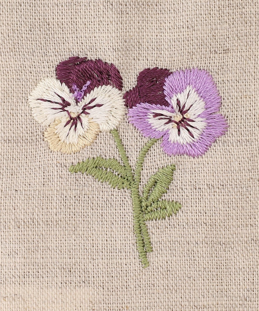 花ことば巾着ポーチM/パンジー | アフタヌーンティー公式通販サイト