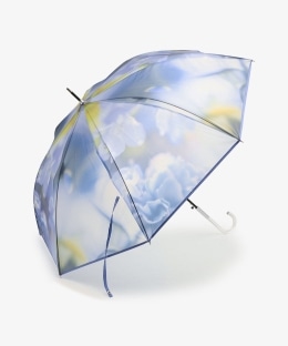 フラワー＆スカイクリア長傘 雨傘