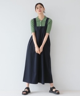 コットンツイルサロペット