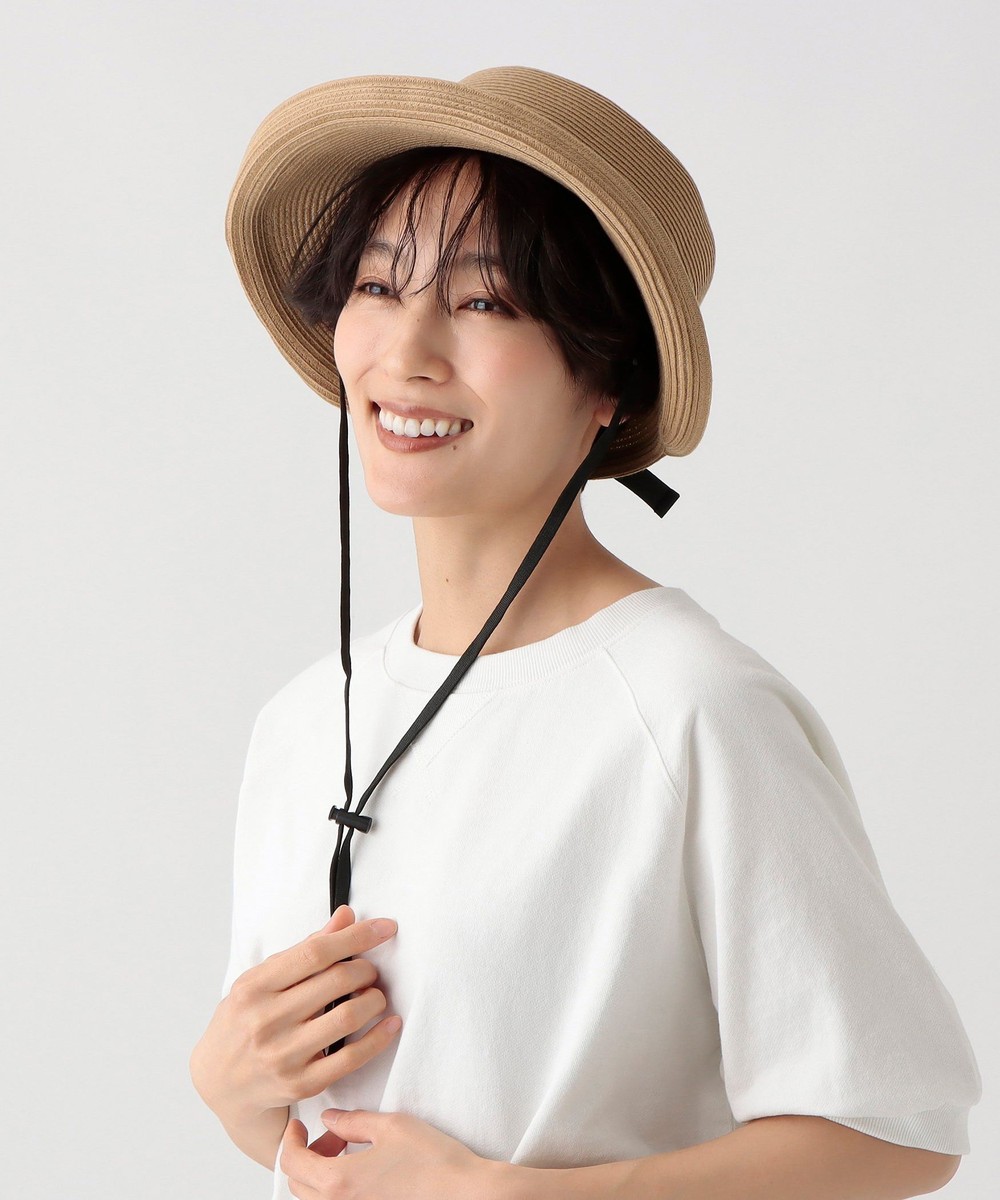 帽子 洗える小ツバUVハット