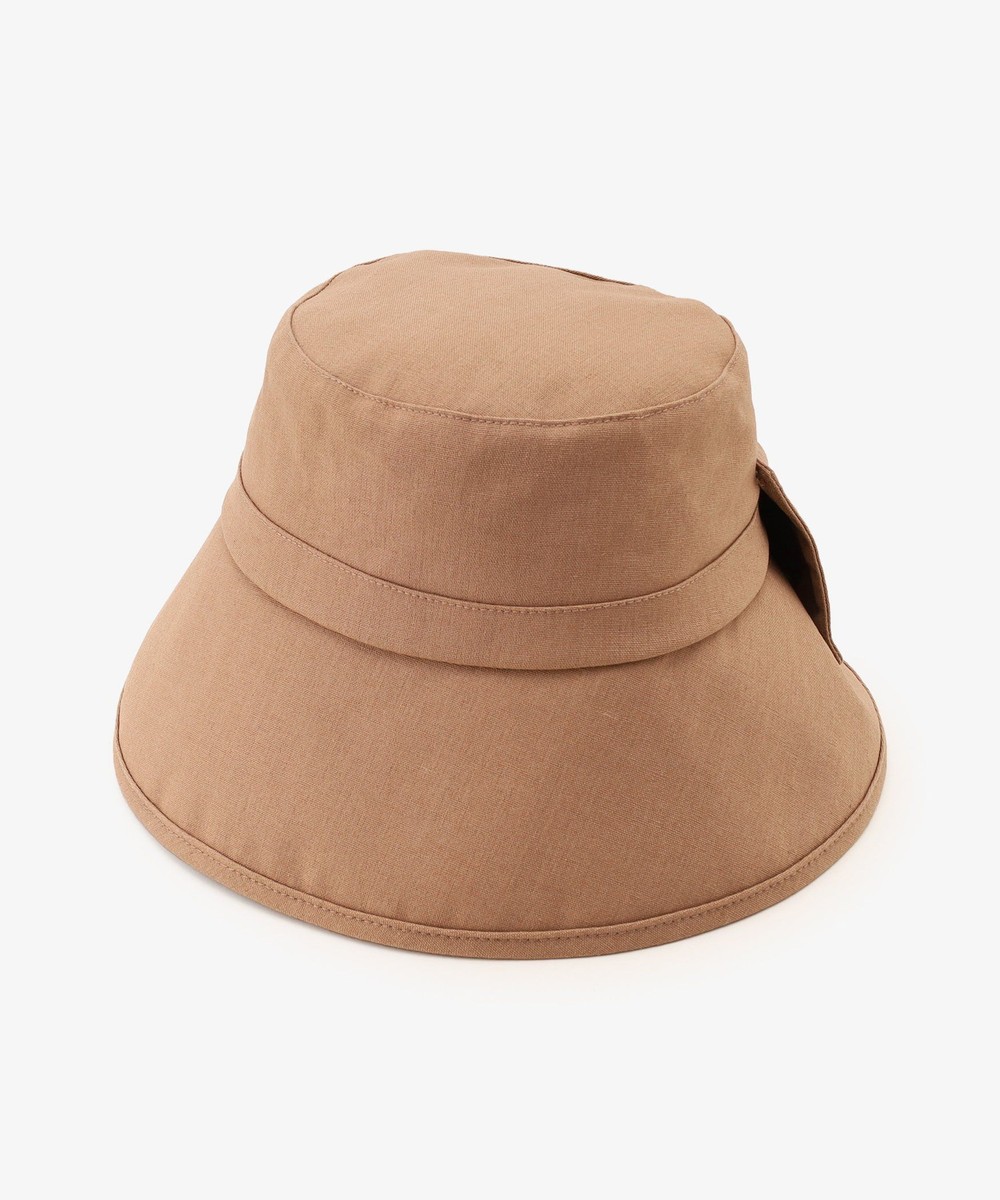 帽子 リボンバックカットUVハット