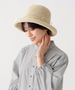 細編みツバ広ハット