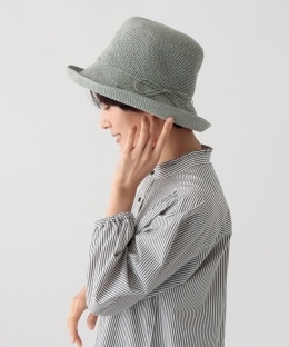 細編みツバ広ハット