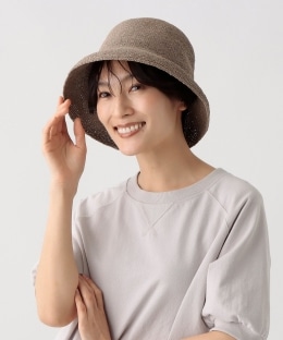 細編みバケットハット