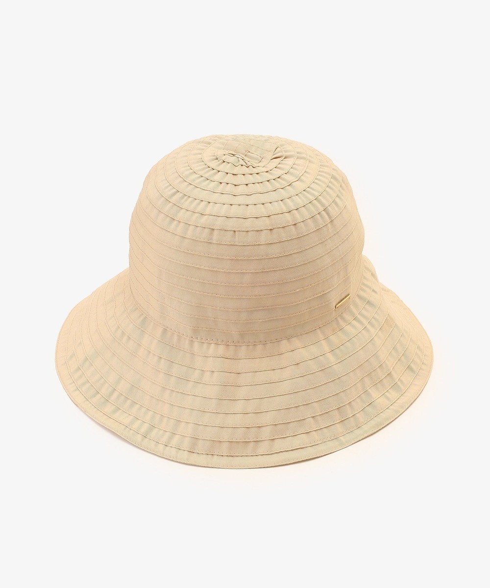 帽子 グログランツバ広UVハット