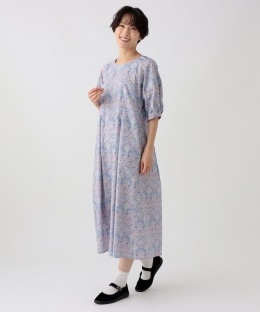 タックワンピース/リバティプリント