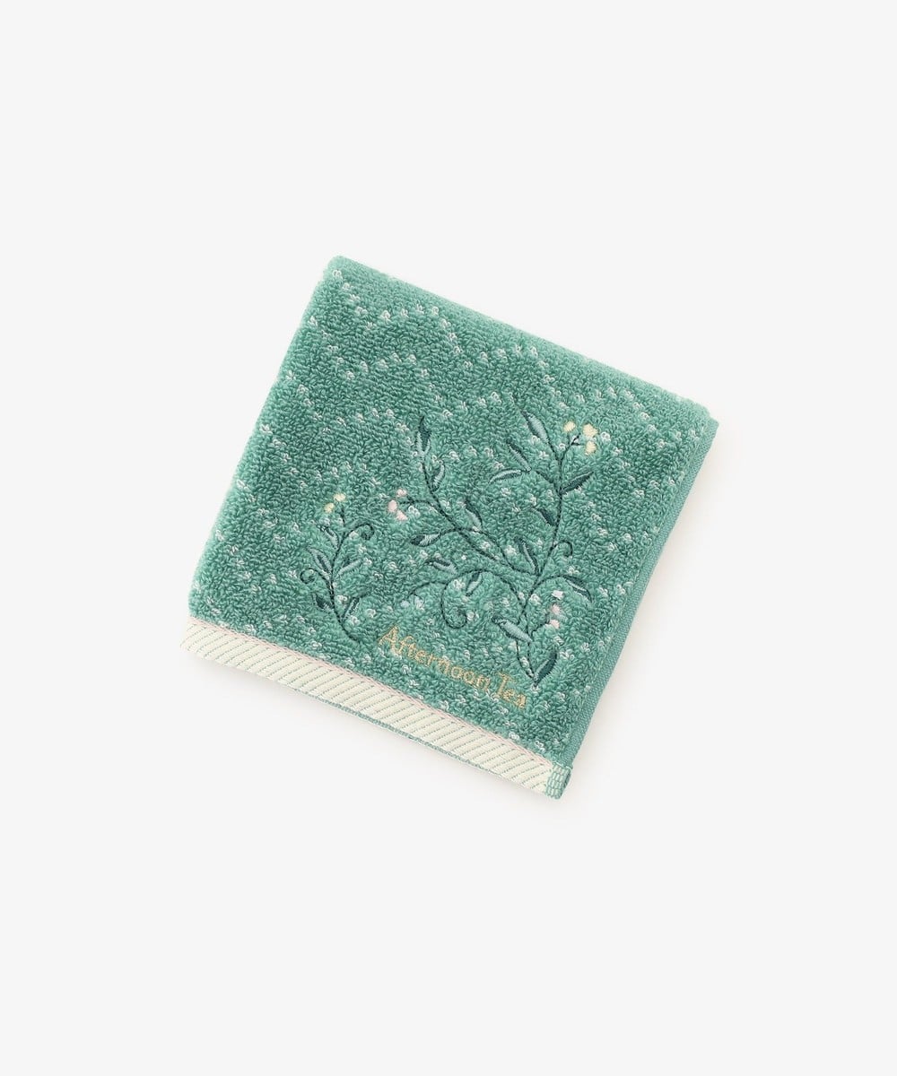 リーフ刺繍ミニタオル | アフタヌーンティー公式通販サイト