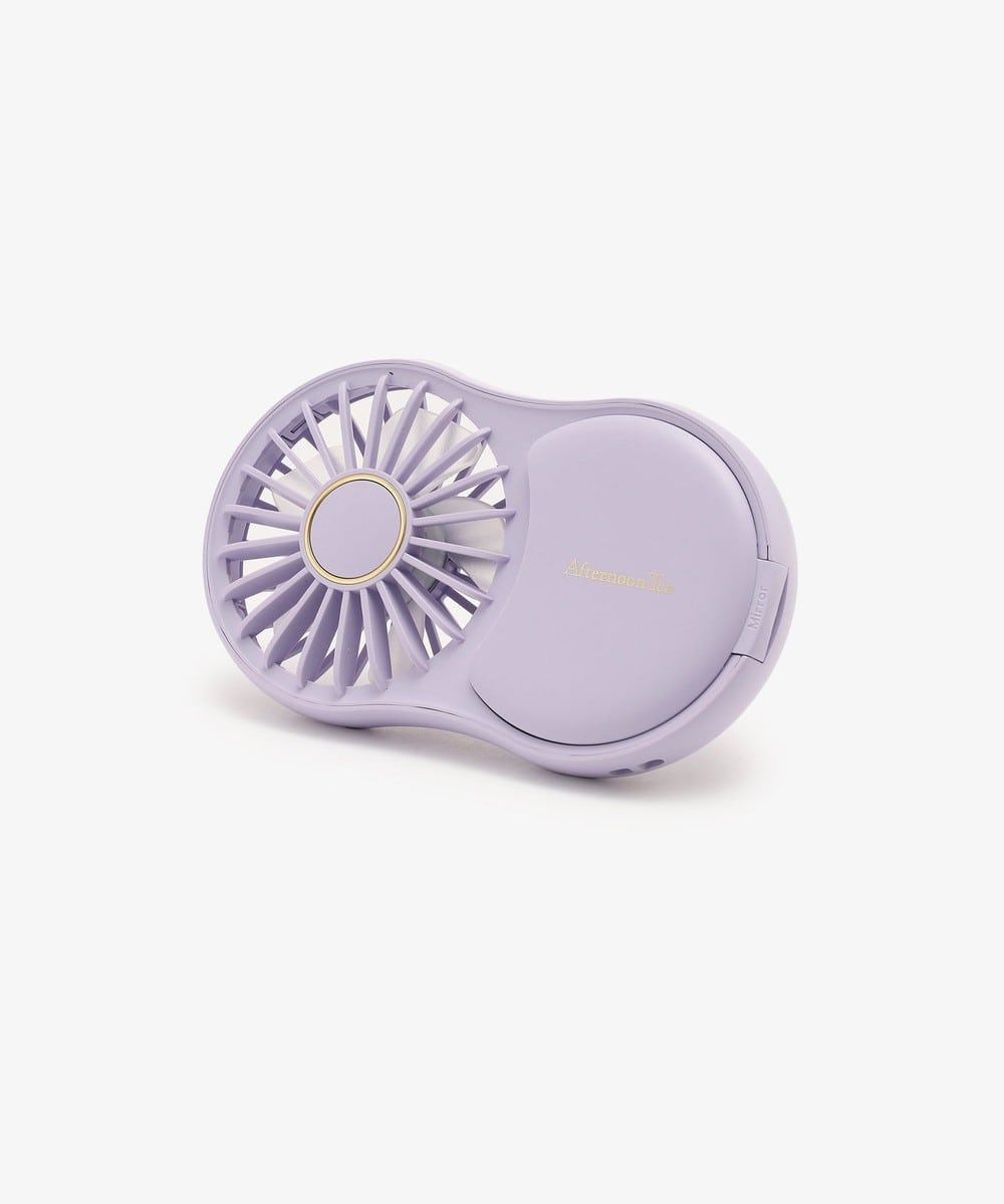 インテリア家電 コンパクトミラー付きファン