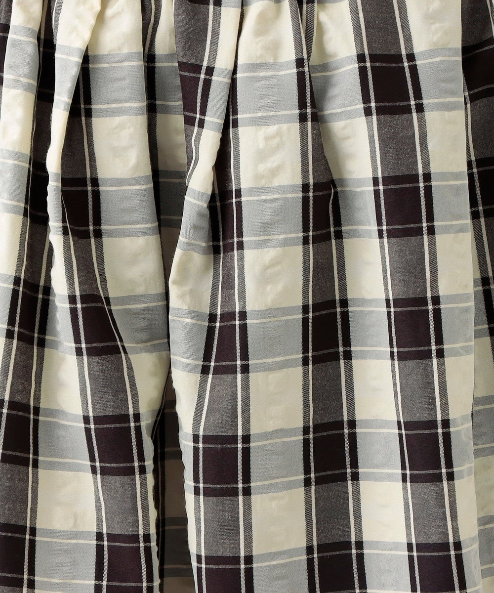 チェックライトタフタギャザースカートスカート | アフタヌーン