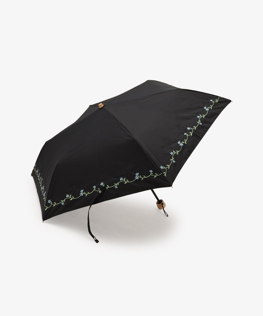 小花刺繍晴雨兼用折りたたみ傘 日傘 | アフタヌーンティー公式