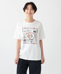 プリントTシャツ/ナガキパーマ