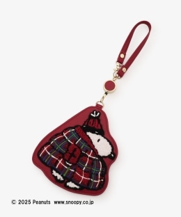 コードリール付きパスケース/PEANUTS/Afternoon Tea Original Tartans