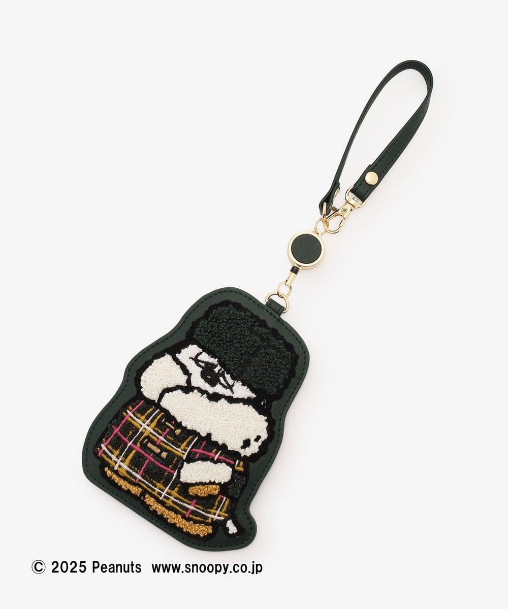 パスケース・IDケース コードリール付きパスケース/PEANUTS/Afternoon Tea Original Tartans