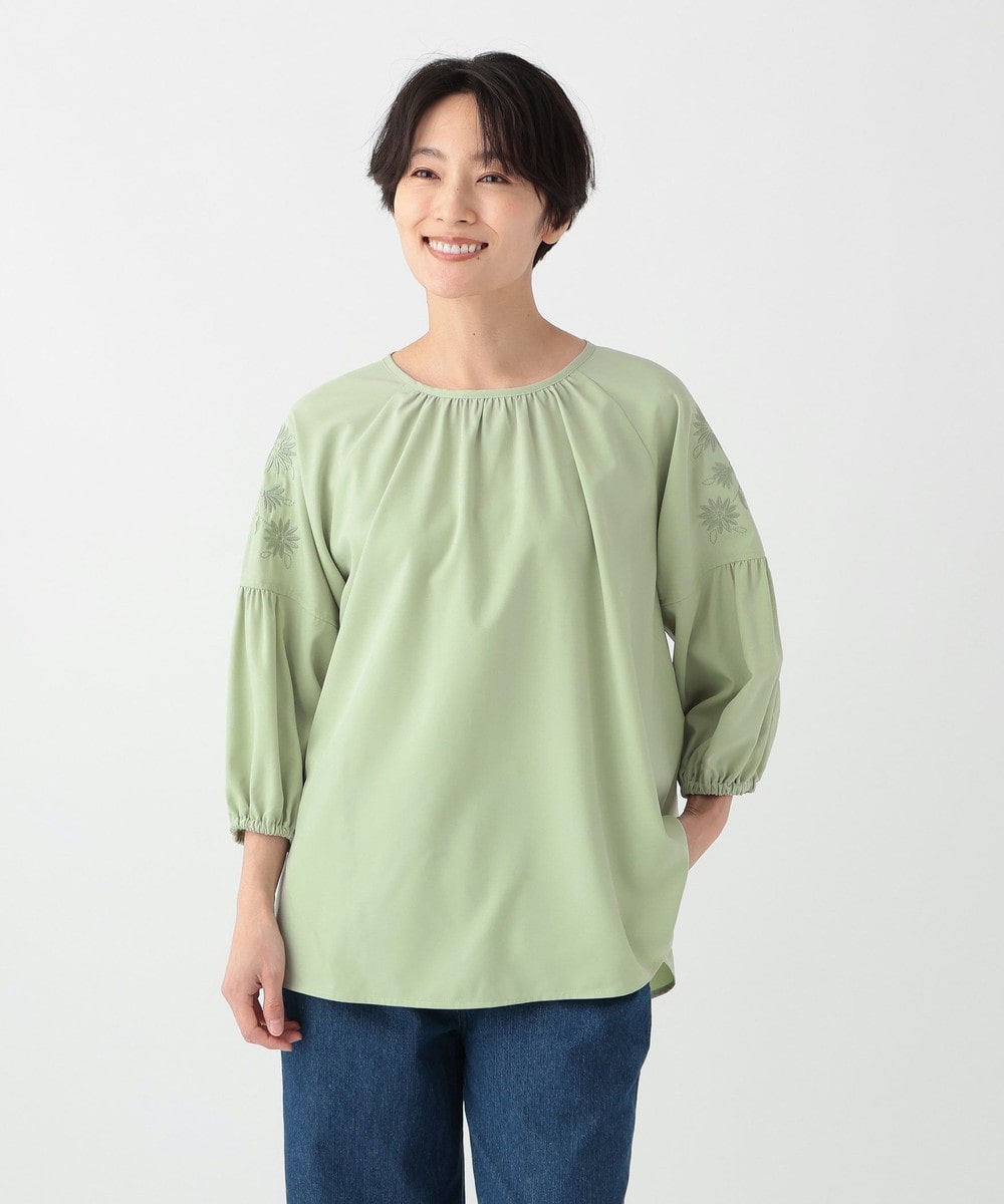 刺繍ギャザーブラウス | アフタヌーンティー公式通販サイト 刺繍ギャザーブラウス | アフタヌーンティー公式通販サイト
