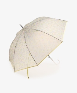 小花クリア長傘 雨傘
