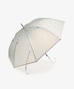 小花クリア長傘 雨傘