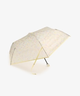 小花クリア折りたたみ傘 雨傘