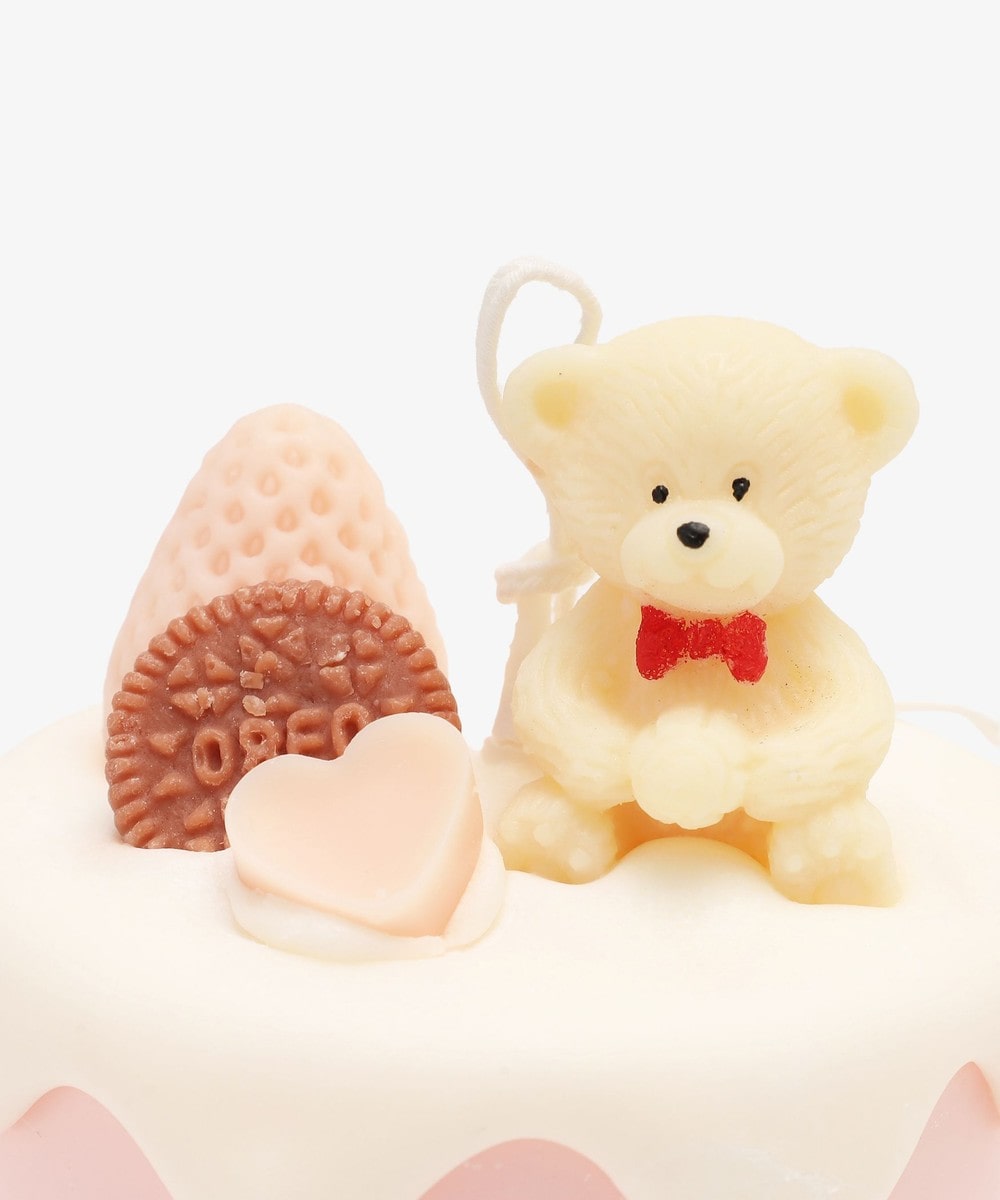 仲良しキャンディ♡くま&小鳥 クリーミ―クリームベアキャンドル/Lily candle | アフタヌーンティー
