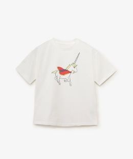 キッズプリントＴシャツ/貴婦人でごめユニコーン/びじゅチューン！