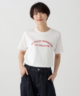 タイポグラフィープリントTシャツ