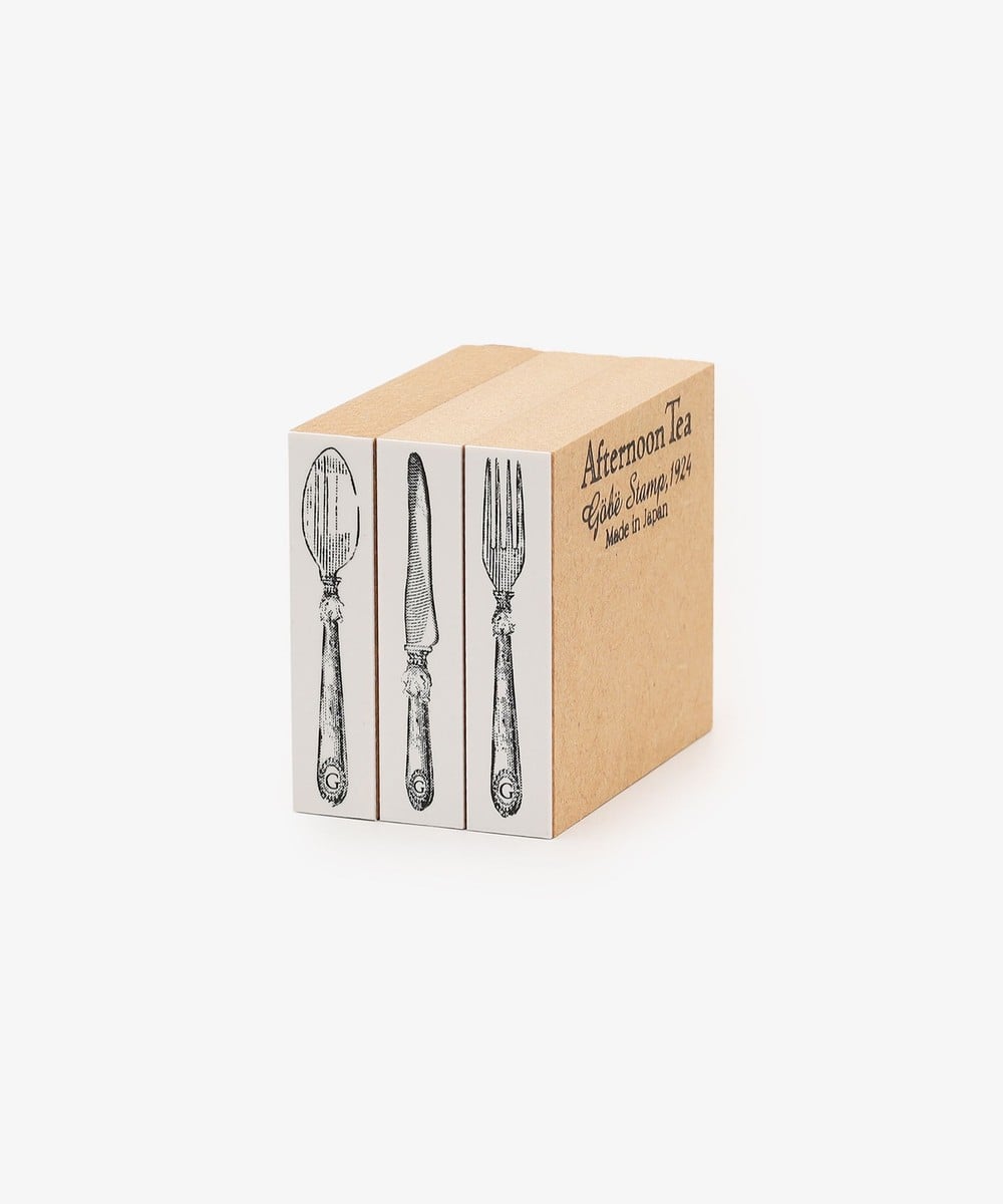 文房具・ステーショナリー小物 【オンラインストア限定】カトラリースタンプセット/gobe stamp