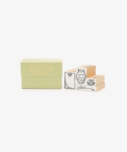 ペン壺スタンプセット/gobe stamp