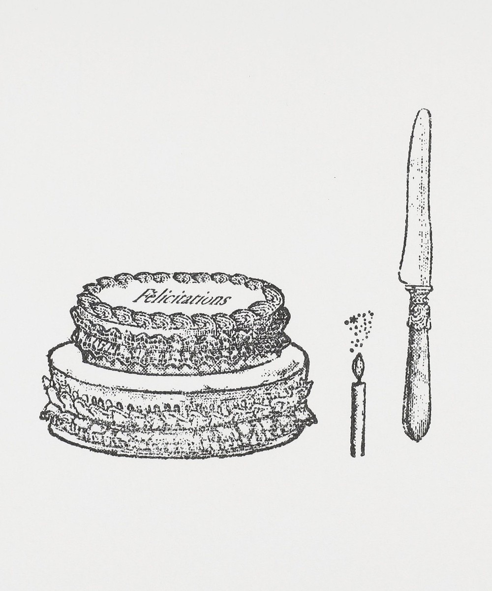 ホールケーキ&ナイフスタンプセット/gobe stamp | アフタヌーンティー