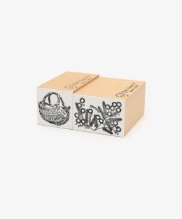 ミモザ&バスケットスタンプセット/gobe stamp